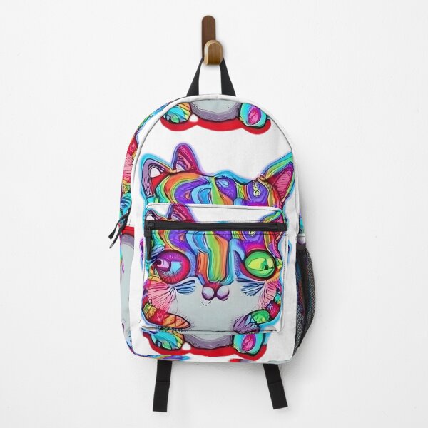Item preview, tripping cat designed and sold by Psilosybart.