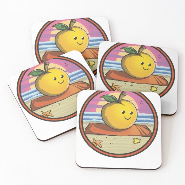 Item preview, Peach on a Beach designed and sold by Gigglefactory.