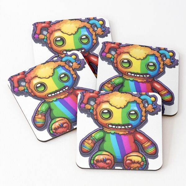 Item preview, Rainbow Voodoo Doll designed and sold by TheCaveTroll.