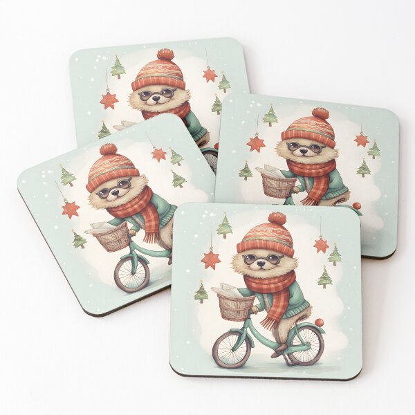 Item preview, Mailman Dog Delivering Mail designed and sold by inkArtistryfine.