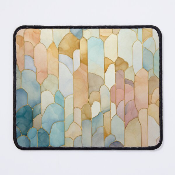 Item preview, Pastel Stain Glass Geometric Abstract Pattern designed and sold by GoeCentric.