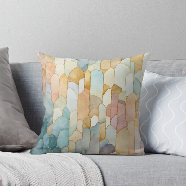 Item preview, Pastel Stain Glass Geometric Abstract Pattern designed and sold by GoeCentric.