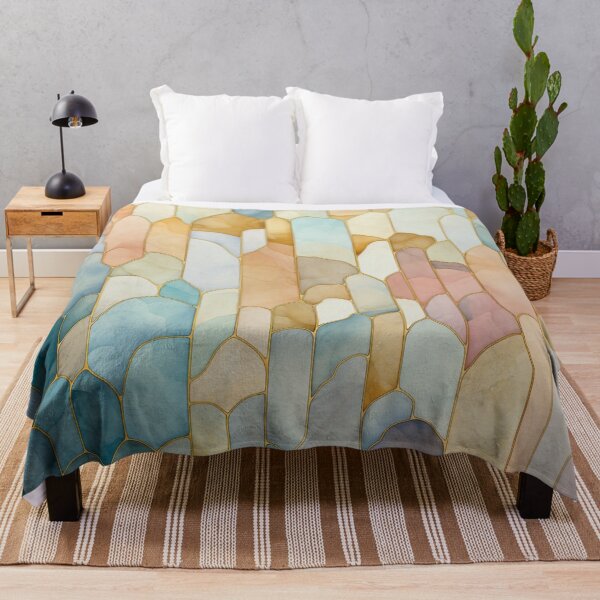 Item preview, Pastel Stain Glass Geometric Abstract Pattern designed and sold by GoeCentric.