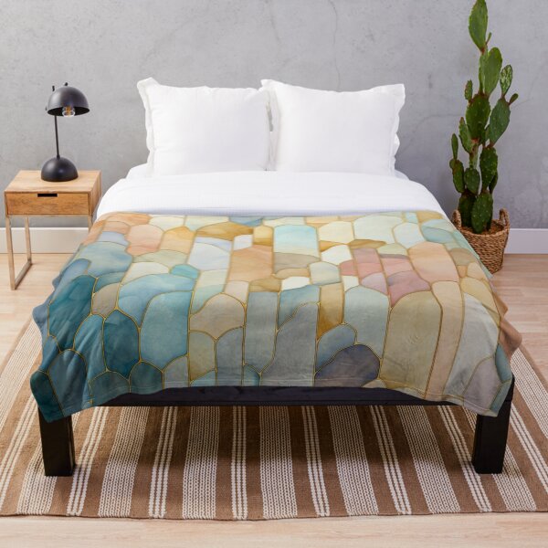 Item preview, Pastel Stain Glass Geometric Abstract Pattern designed and sold by GoeCentric.