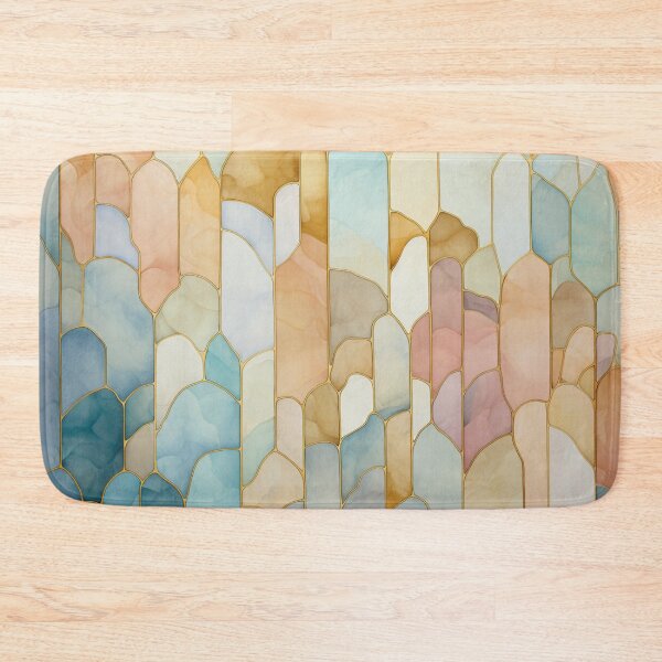 Item preview, Pastel Stain Glass Geometric Abstract Pattern designed and sold by GoeCentric.