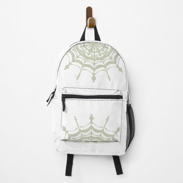 Item preview, Victorian Lace Spider Web Mandala - Snow + Tea designed and sold by Irene Estelle.