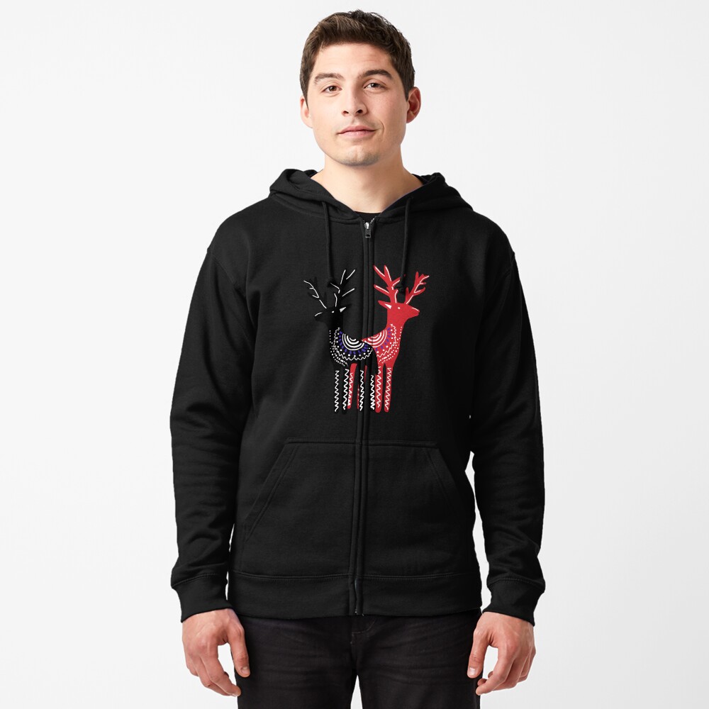 Disover christmas  Zipped Hoodie