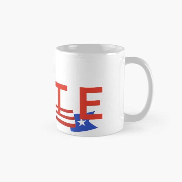 Item preview, American Flag Vote Slogan With Paw Print and Peeking Cavalier King Charles Spaniel designed and sold by PAWsitiveCurios.