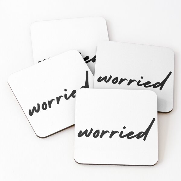 Item preview, worried | emotion and mood  designed and sold by Therapy by Sen.