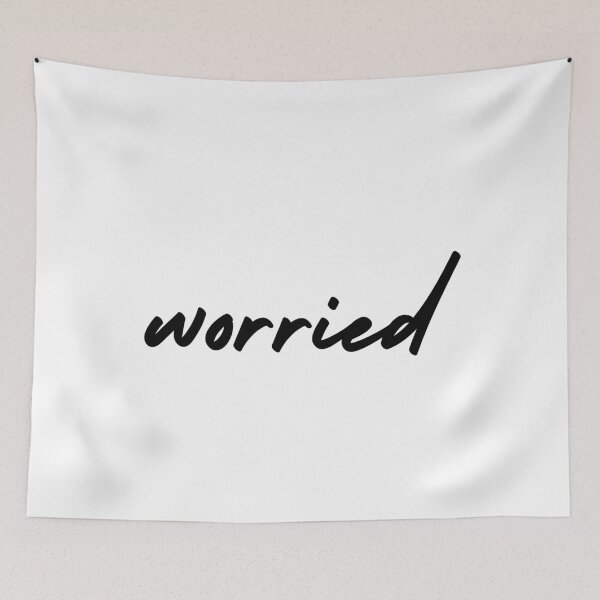 Item preview, worried | emotion and mood  designed and sold by Therapy by Sen.