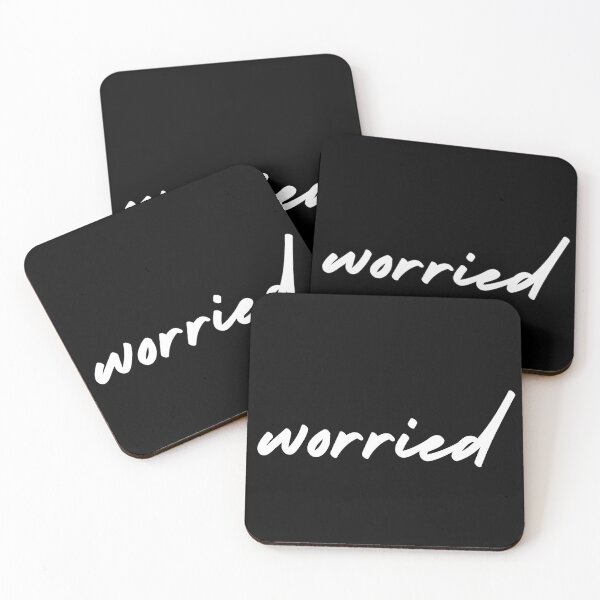 Item preview, worried | emotion and mood  designed and sold by Therapy by Sen.