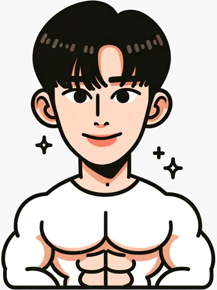 Pure Wonho: Ab-tastic K-Pop Artistry Sticker for Sale by Aryabek