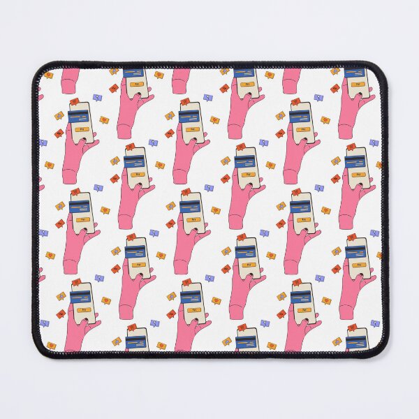 Item preview, Hand holding phone with pay on screen and decorative designed and sold by Innamalinka.