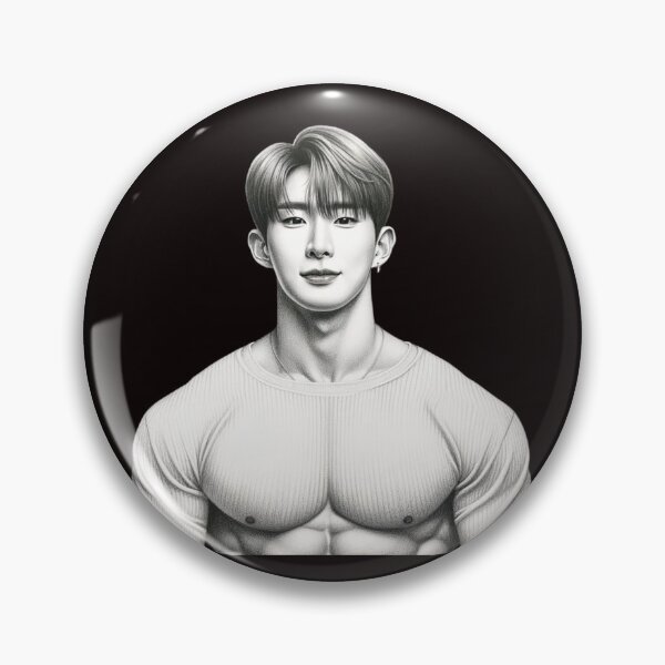 Item preview, Wonho Waves: Melodic Muscle Sketch designed and sold by Aryabek.
