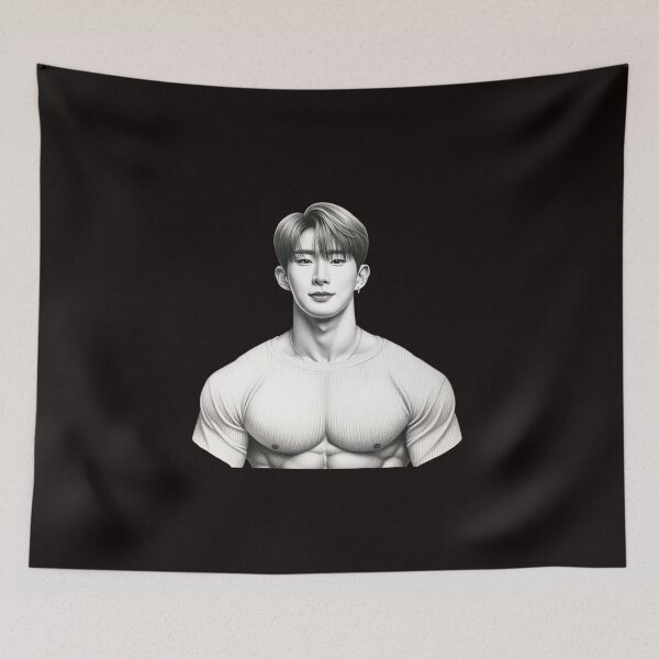 Item preview, Wonho Waves: Melodic Muscle Sketch designed and sold by Aryabek.