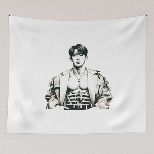 Item preview, Epic Wonho: Muscular Melody Art designed and sold by Aryabek.