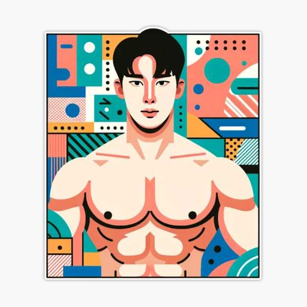 Pure Wonho: Ab-tastic K-Pop Artistry Magnet for Sale by Aryabek