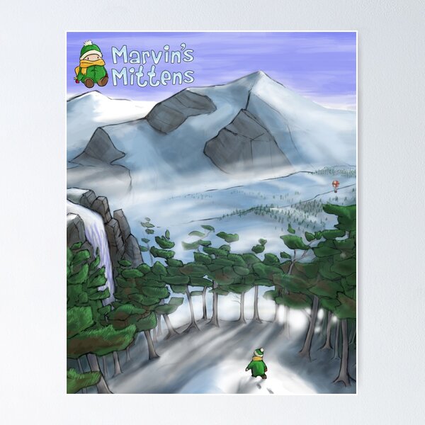 Marvin's Mittens - Box Art Poster Poster