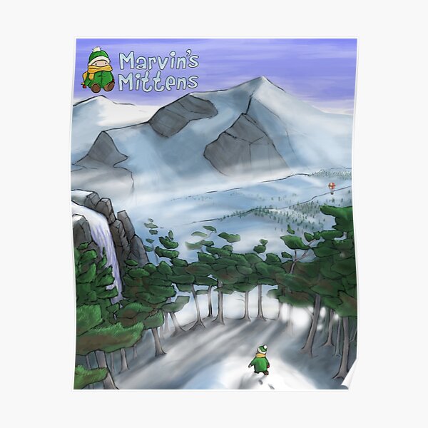 Marvin's Mittens - Box Art Poster Poster