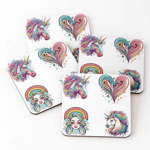 Item preview, Rainbow explosion designed and sold by GettyFromBetty.
