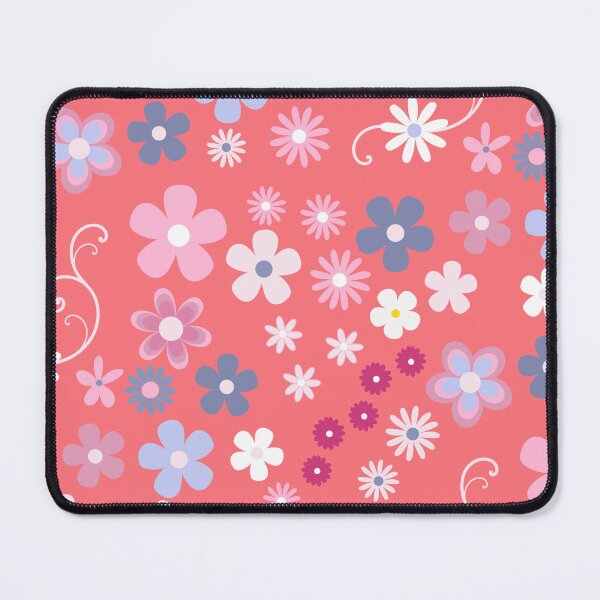 Item preview, Groovy daisy pattern pink gray tones designed and sold by Marellyssv.