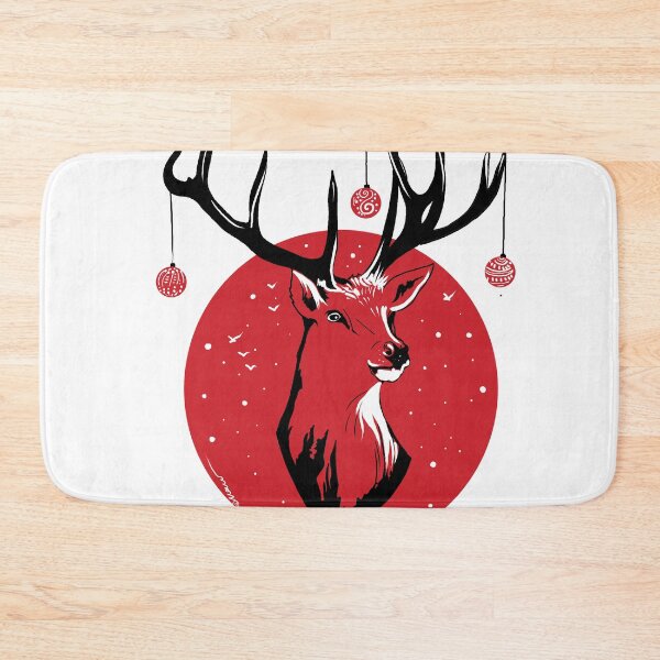 Item preview, deer christmas designed and sold by mawwiltz.
