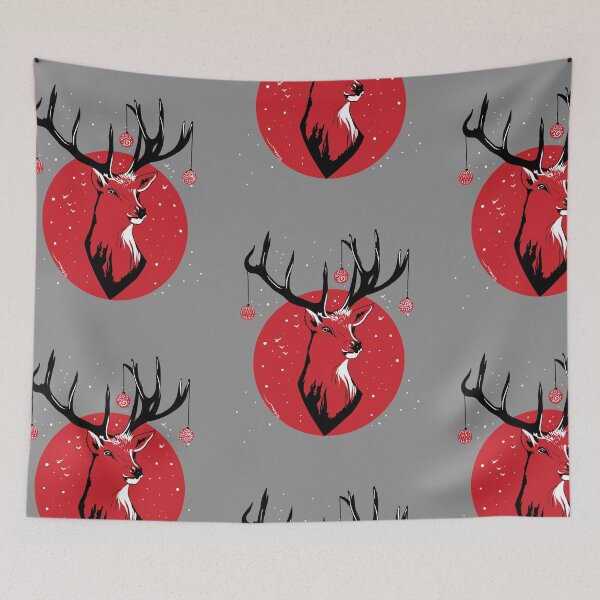 Item preview, deer christmas designed and sold by mawwiltz.