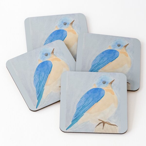 Item preview, Watercolor Eastern Bluebird designed and sold by ArtsyRexy.