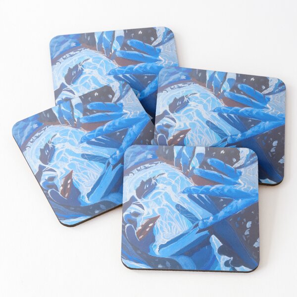 Item preview, Woman in blue water  designed and sold by Kiruthikaarts.