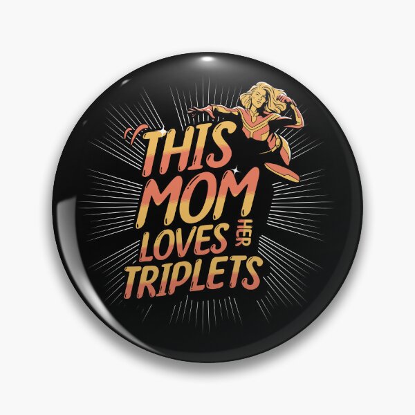 Item preview, This Mom Loves Her Triplets  designed and sold by jbird1979.
