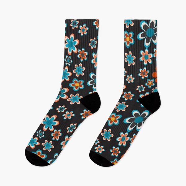 Item preview, Groovy daisy pattern dark tones designed and sold by Marellyssv.