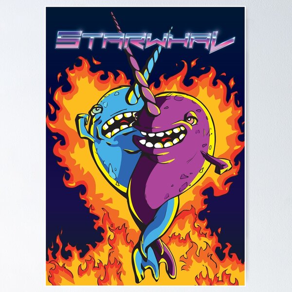 STARWHAL by breakfall - FIRE AND LIGHTNING Poster