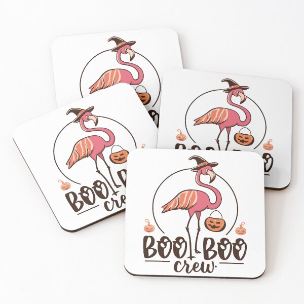 Item preview, Flamingo Boo Boo Crew Halloween designed and sold by DashBliss.