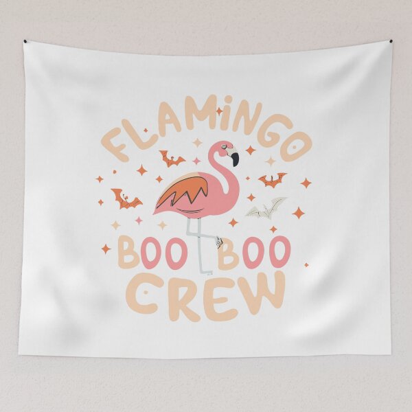 Item preview, Flamingo Boo Boo Crew Halloween designed and sold by DashBliss.