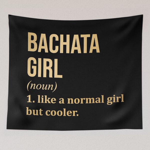 Item preview, Bachata Girl Definition Bachata in Gold designed and sold by XCIV.
