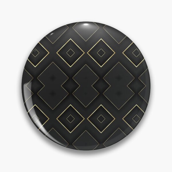 Item preview, Black and Gold Geometric pattern designed and sold by FAFiloArtist.