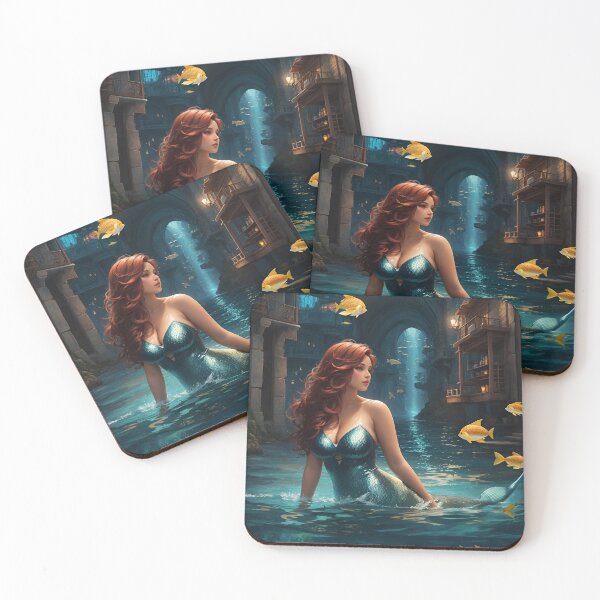 Item preview, Mermaid of the Lost City designed and sold by ArtVibeInk.