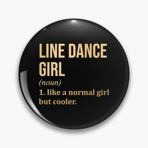 Item preview, Line Dance Girl Definition Line Dancing in Gold designed and sold by XCIV.