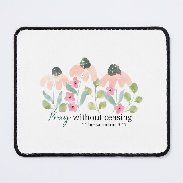 Item preview, Pray Without Ceasing Floral designed and sold by Alexandra Green.