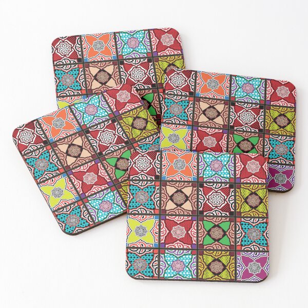Item preview, Colorful Arabesque Tiles Middle East Pattern Tiles designed and sold by House of Sadu by Craitza.