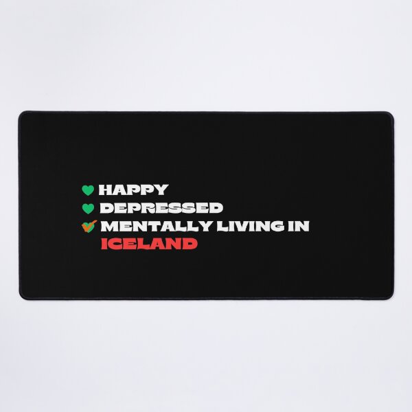 Item preview, Mentally Living In Iceland designed and sold by Itsheartshop.