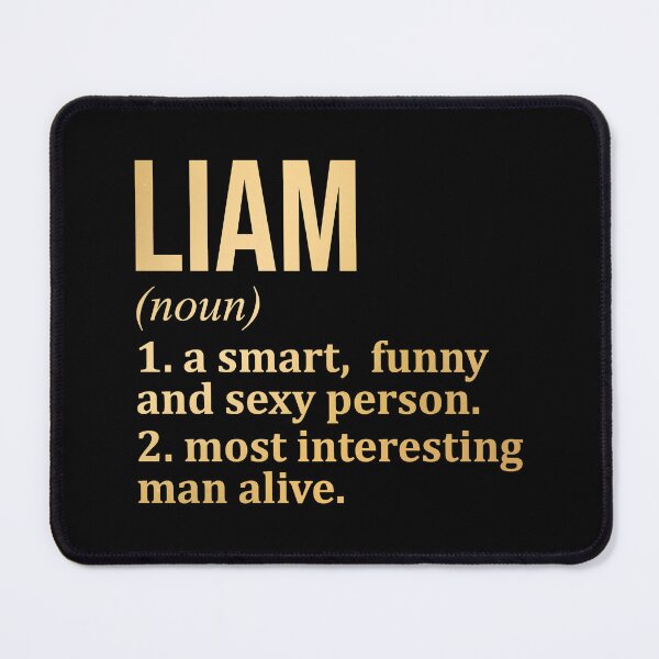 Item preview, Liam Name Definition in Gold designed and sold by XCIV.