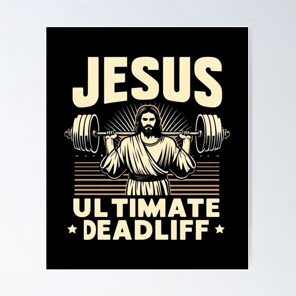 Gym Banner Jesus is My Spotter with Barbell and Lifting Belt Best Fitness  Gifts – Style My Pride