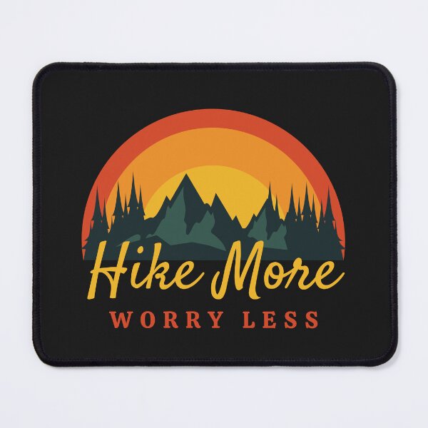 Item preview, Hike More Worry Less Adventure Hiking  designed and sold by Eolithic.