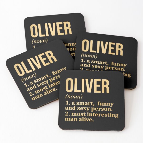 Item preview, Oliver Name Definition in Gold designed and sold by XCIV.