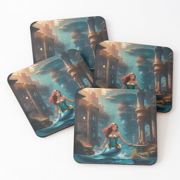 Item preview, Mermaid of the Water Towers designed and sold by ArtVibeInk.