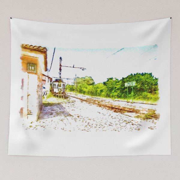 Item preview, Old Train On The Dead Platform designed and sold by Giuseppe Cocco.