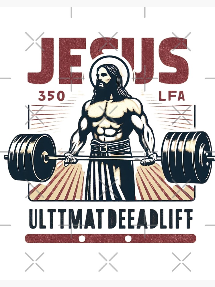 Jesus The Ultimate Deadlifter Coffee Mug, Gym Mug, Crossfitter Gift 