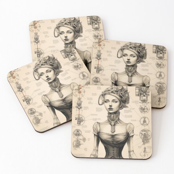 Item preview, Woman Blue Print designed and sold by VisionDuke.