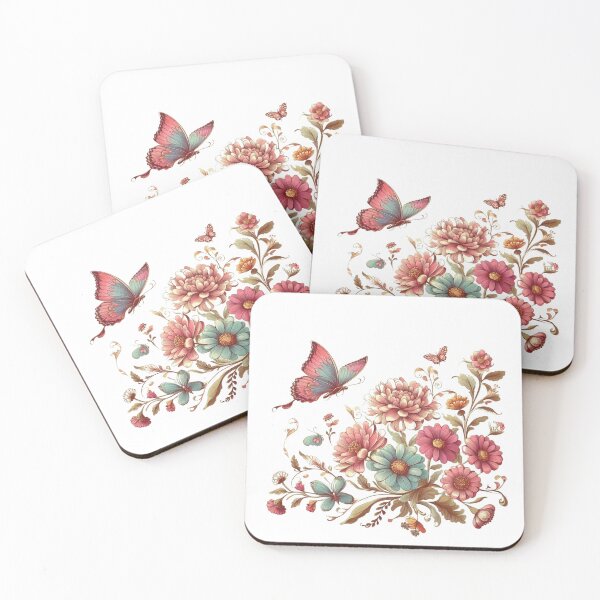 Item preview, A butterfly is admiring his flowers.  designed and sold by 1988Design.